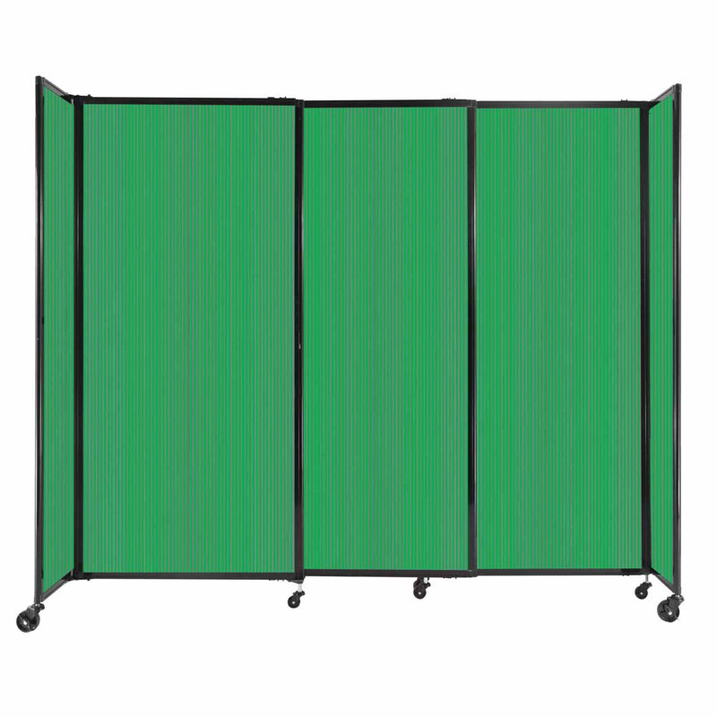Cloison murale en polycarbonate 360, H 72 po x l 86 po x P 1 po, Gris