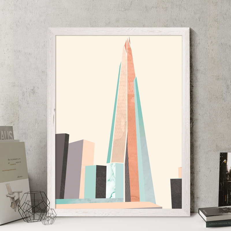 « graphicing architecture i » par paul cezanne-photo-cadre, reproduction d’art, H 24 po x l 18 po x P 1,25 po