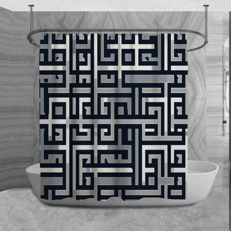 Rideau de douche Marcotta, H 73 po x l 70 po
