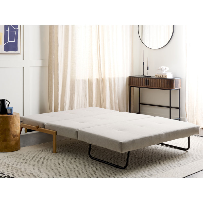 Axton 2 Seater Sofa Bed, Beige, Linen