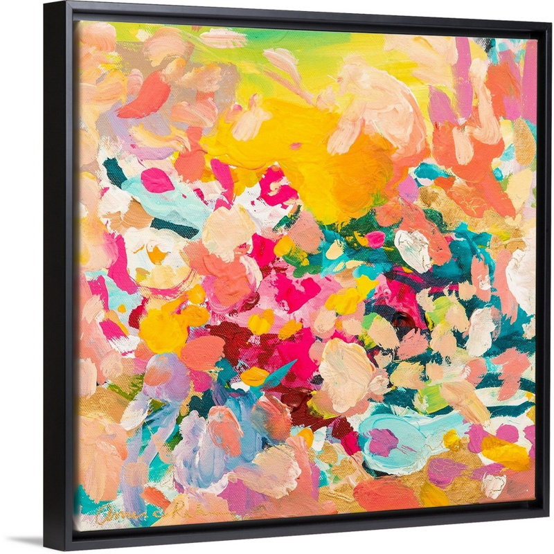 «Hopeless Romantic» par Amira Rahim, reproduction sur toile, Toile avec cadre photo, H 21,25 po x l 21,25 po, Noir