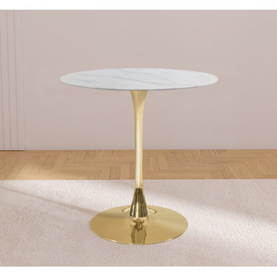 Round Marble Counter height Bar Table
