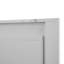 Armoire de rangement métallique à deux portes, armoire de cuisine haute en acier avec étagères réglables
