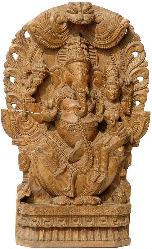 Kamalasana Ganesha avec Shakti