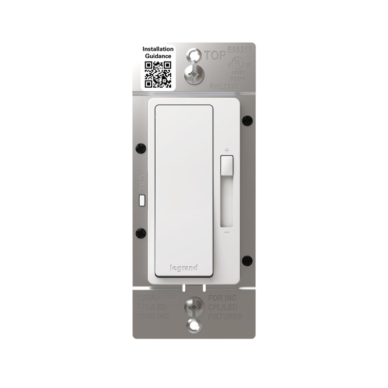Gradateur unipolaire avancé à 3 voies 150 W Legrand, Blanc