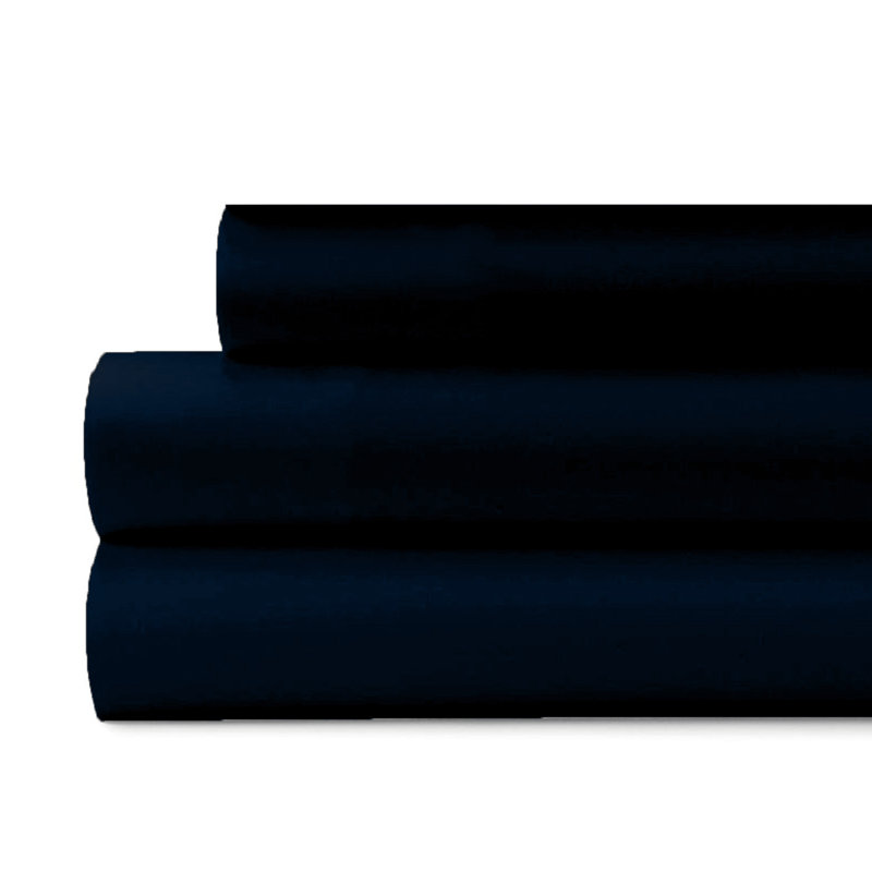 Rayon Sheet Set, Navy