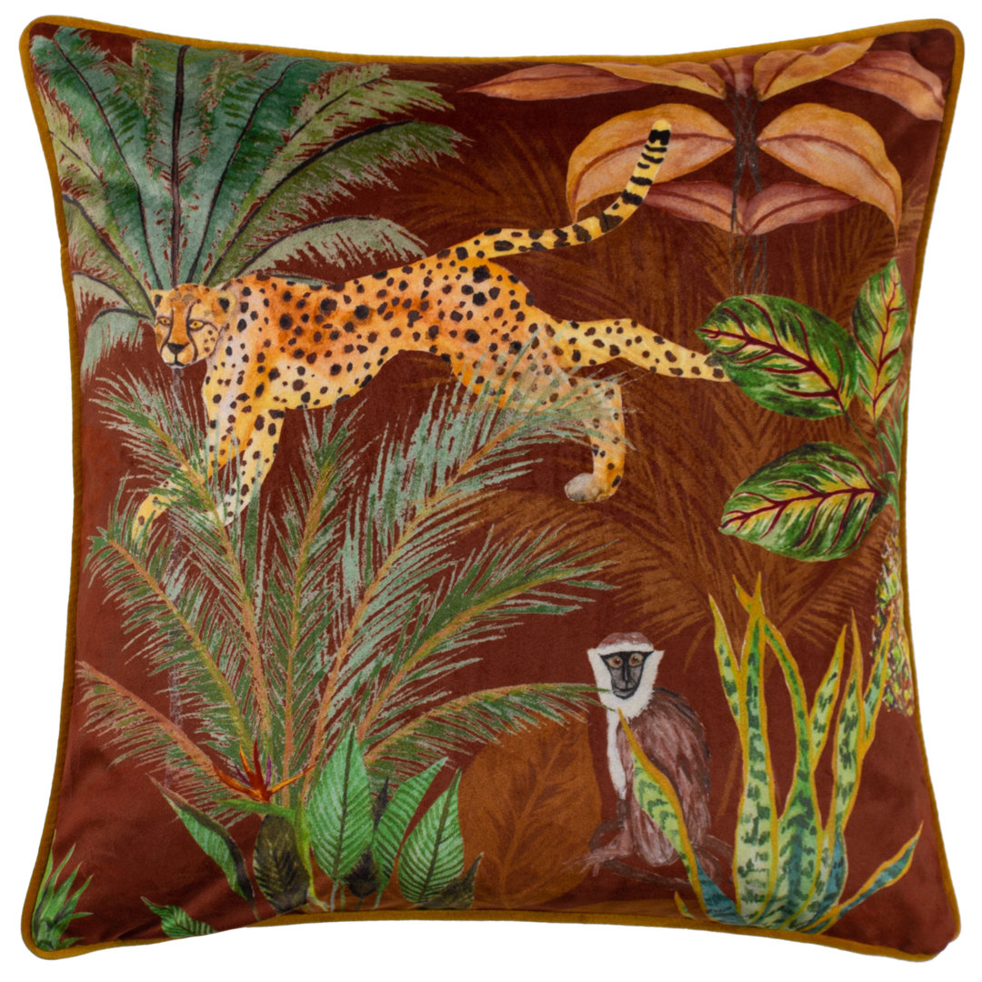 Floral Square Scatter Cushion with Filling