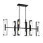 Winfield 12 - Light Kitchen Island Linear Pendant-85899938