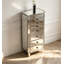 Armoire à bijoux en bois massif à 7 niveaux avec miroir Light-Luxury Style