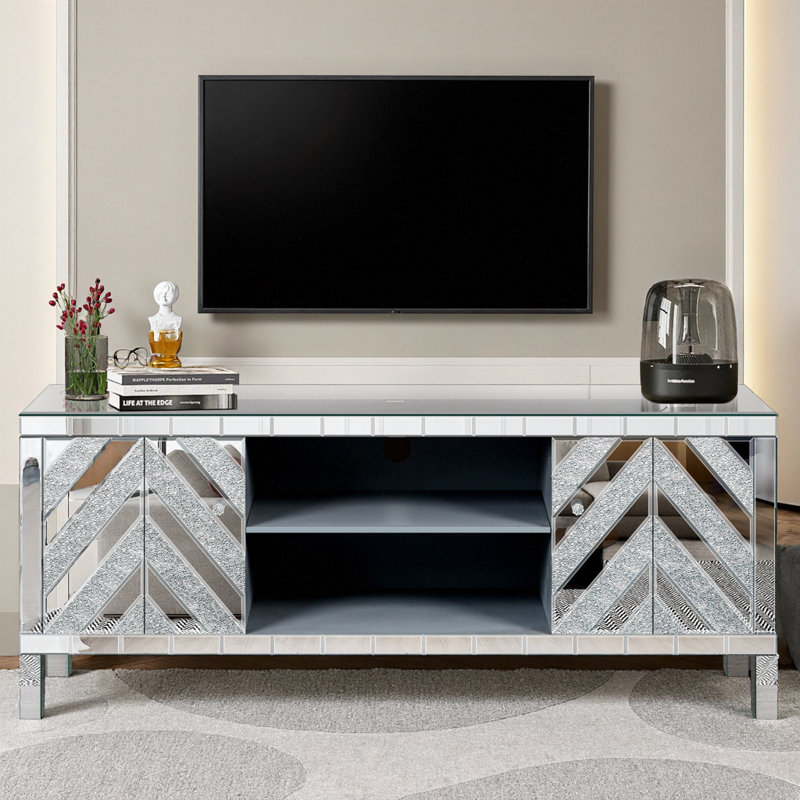 Meuble télé élégant pour téléviseur de 65 pouces et plus