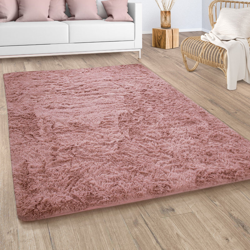 Gatica Shag Area Rug, Round 120cm