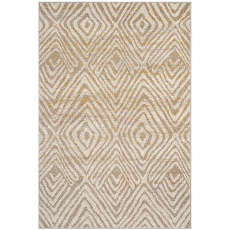 Holub Geometric Hand Woven Area Rug, Rectangle 155 x 229 cm