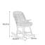 Chaise berçante décontractée en bois massif de chêne massif
