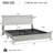 Judd Metal Platform Bed with Wooden Headboard, USB Charging & Storage-115285052