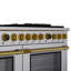 60 In. 7.9 Cu. Ft. 10 Burners Dual Fuel Range For Propane Gas In Stainless Steel With Kucht Horus Thermostat-1996192068-2041003878