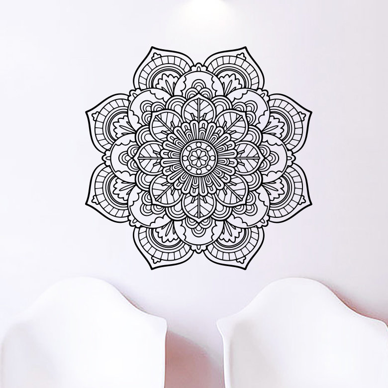 Non-Wall Damaging Wall Decal, Black