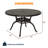 Round Outdoor Dining Table Umbrella Hole , 47 " W 47 " D-84453676