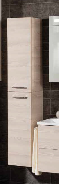 B.Clever Linen Cabinet, Alaska ash