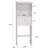 Lowel 2 -Tier Toilet Bathroom Spacesaver Storage Shelf with Storage Shelf with 2 Doors Wood Storage Cabinet