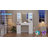 Vanity Desk With Touch Screen Mirror And Lights & Charging Station, Large Makeup Vanity With Rgb Light Cabinets, 6 Drawers, 5 Jewelry Hooks, Vanity Table With Lighted Mirror-410474366