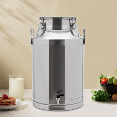 Pot à lait scellé en acier inoxydable 15,85 gallons Desaray