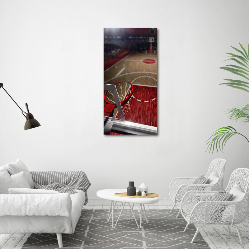 Basketball Playground - Wrapped Canvas Print