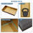 25" X 13" Stainless Steel Shower Niche, Gold-643026749-643026741