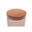 Durable Storage Box Set (6 Pieces), Brown & Walnut, 4.0 x 4.0 x 5.3 inches | 100% BPA-Free Plastic with Wooden Lids | Dishwasher-Safe, Ideal for Organizing Home & Kitchen, Sleek & Functional Design