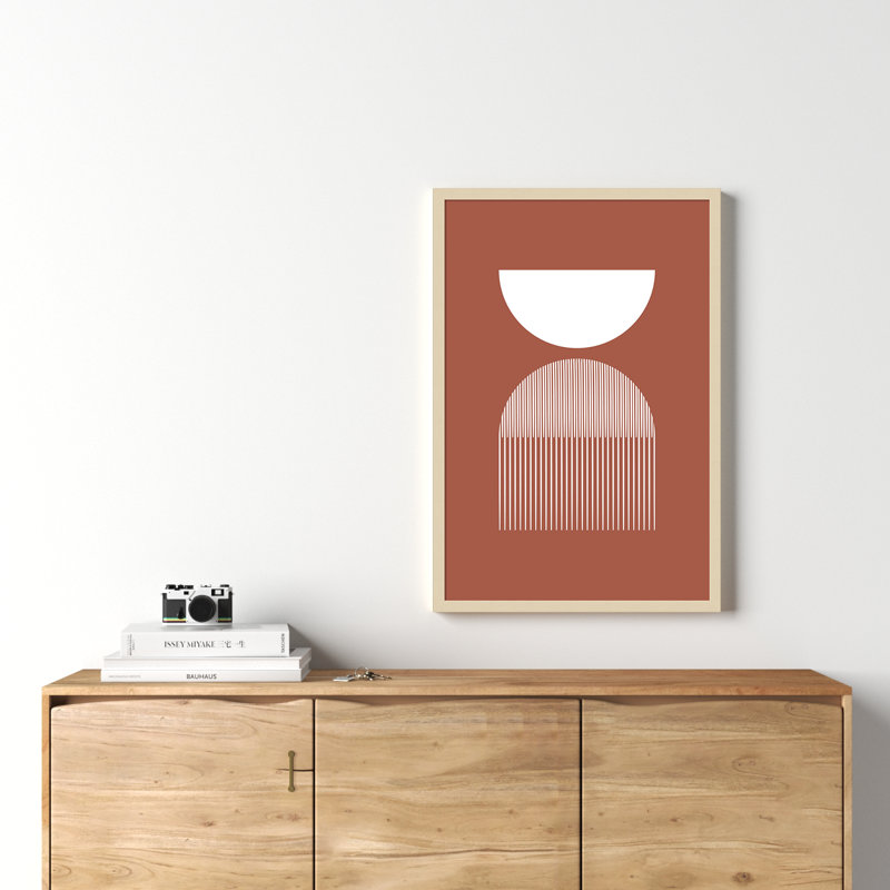 Mid 31 By Jacob Goossen, 33" H x 23" W x 1" D, Brown