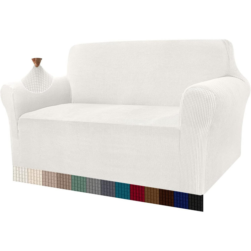 Outdoor Patio Sofa Cover, 107" H x 178" W x 104" D, Creamy White