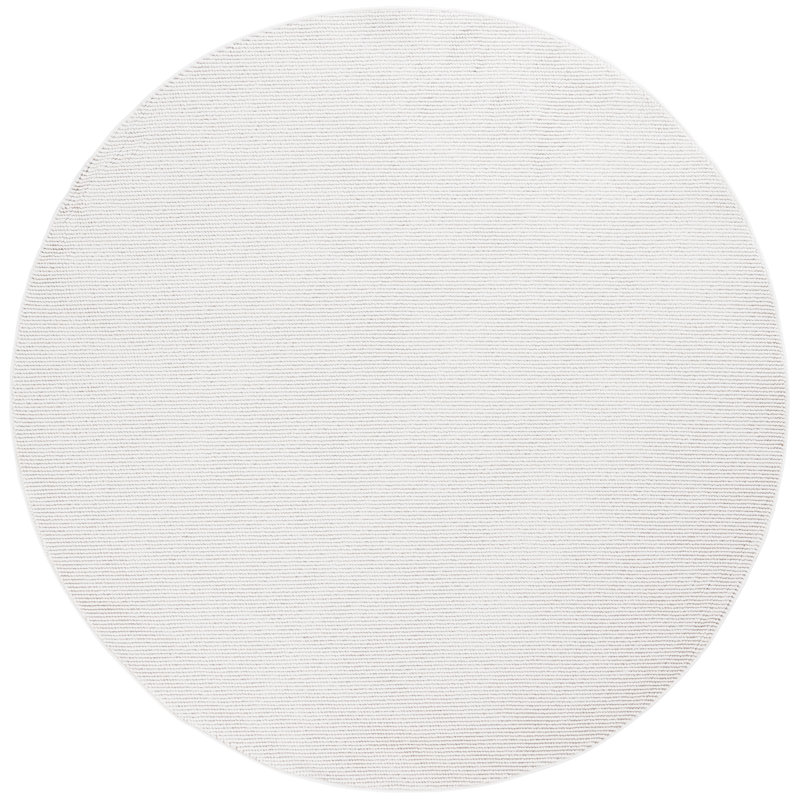 Martha Stewart 920 Performance Solid Color Rug, Round 6'7"
