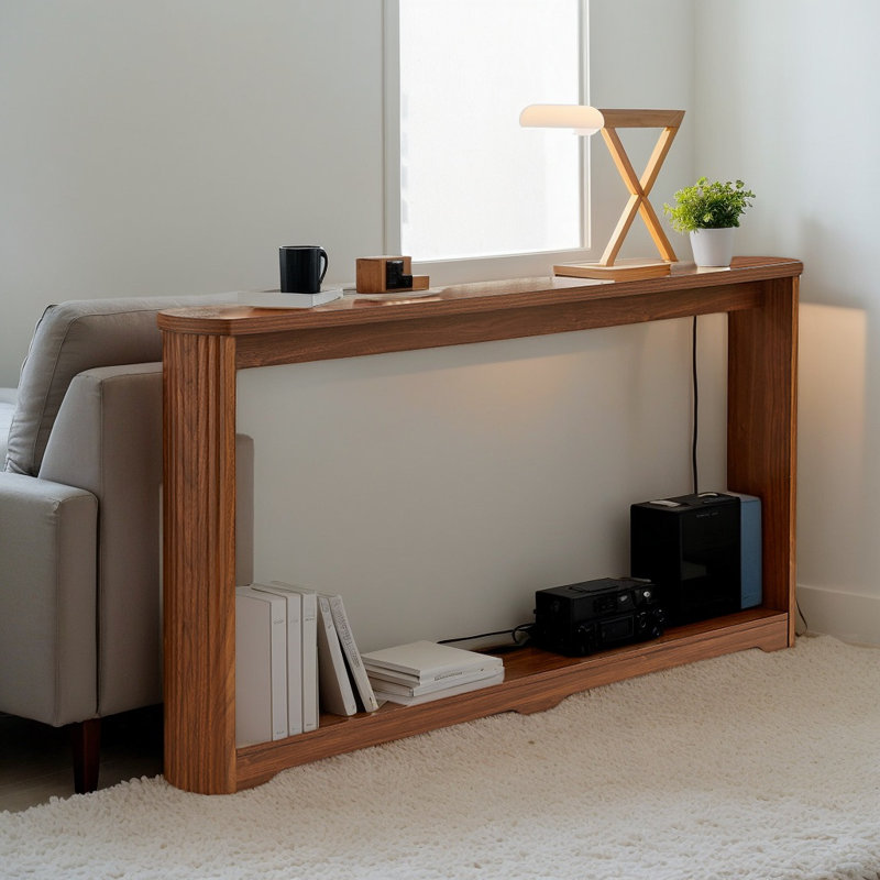 Table de rangement 70 po, Noyer
