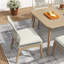 Chaises de patio en aluminium 6 pièces avec coussins gris clair Loftis