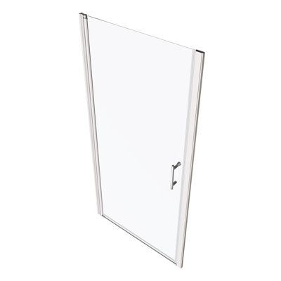 1/4" Tempered Glass Pivot Shower Door, 36"-37 3/8" Width, Bathroom Elegance Redefined Glass, Wide, Ravishing Appeal