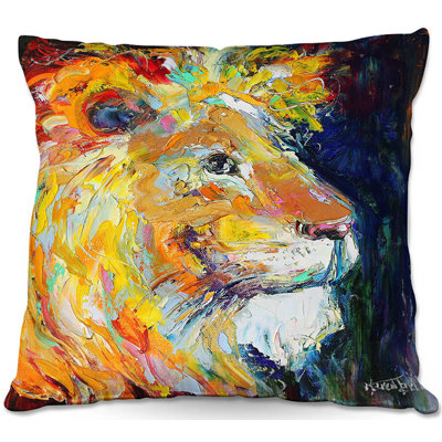  Couch Proud Lion Throw Pillow