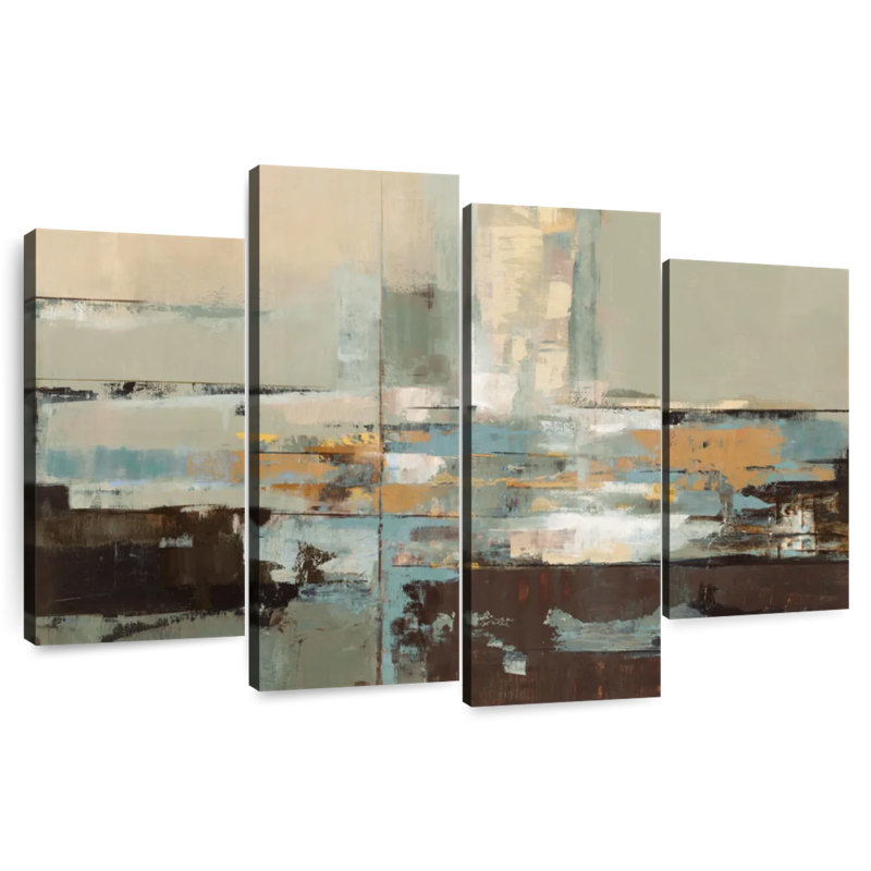 Avery Morning Haze Abstract, 32" H x 52" W