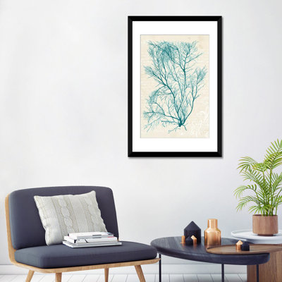« bleu algues ii », impression sur toile