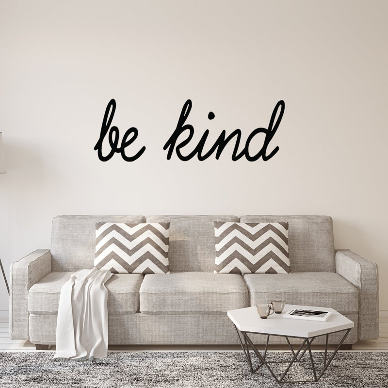 Text & Numbers Non-Wall Damaging, Black, 5" H x 15" W x 0.01" D
