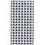 Ensemble de tapis intérieur / extérieur géométrique bleu-476683934