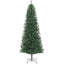 Sapin de Noël artificiel mince de 8 pi de hauteur, non éclairé, avec branches réalistes et 1168 pointes