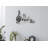 Metal Musical Notes Brown Wall Decor with Gold Details