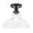 1-Light Semi-Flush Mount for Dining Room Hallway
