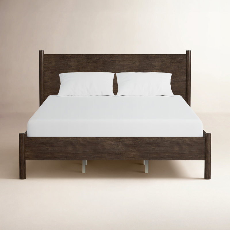 Hall Panel Bed, Dark Brown, King