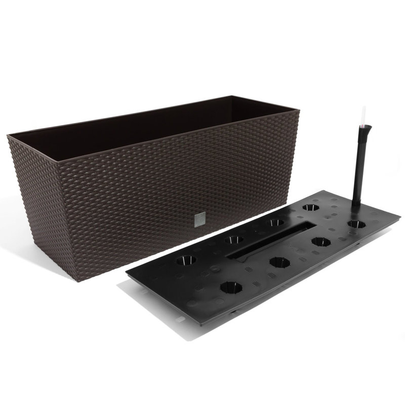 Petty Planter Box, Umber, 24cm H x 60cm W x 25cm D