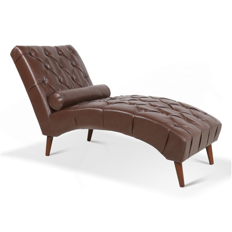 Chaise longue rembourrée