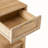 15.75" Rattan End Table With Drawer