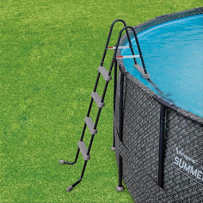 Steel Round Frame Set Pool 48'' H x 240'' W x 240'' L , with Pump Included