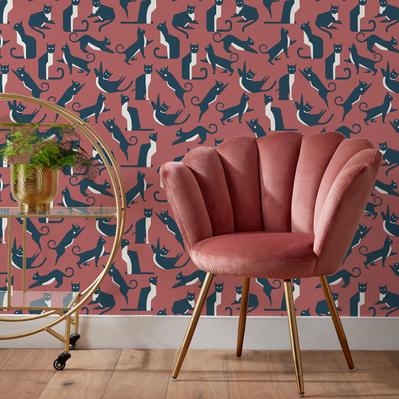 10m x 52cm Matte Wallpaper Roll, Pink