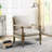 Wooden Accent Chair With Turned Legs