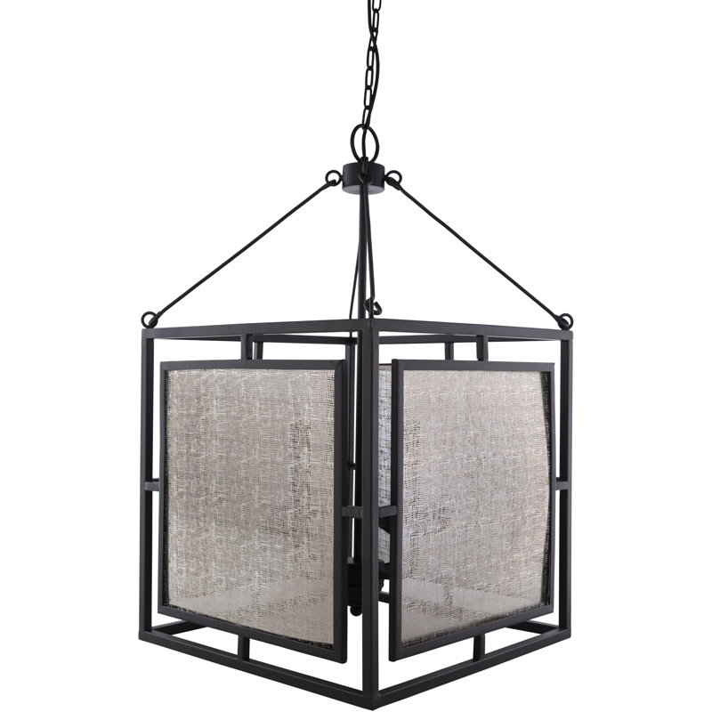 Bowra 4 - Light Single Pendant, Gray, Black
